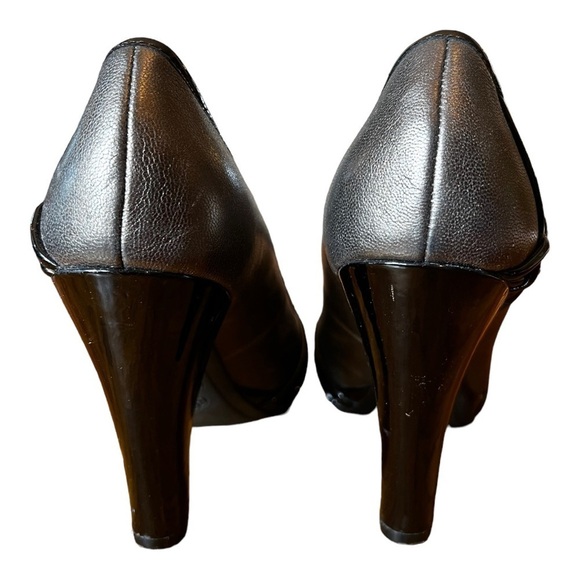 Isola Resia Smog Chocolate Open Toe Pump size 9 - Picture 5 of 14